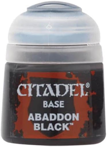 Games Workshop Citadel Paint Base Paint: Abaddon Black