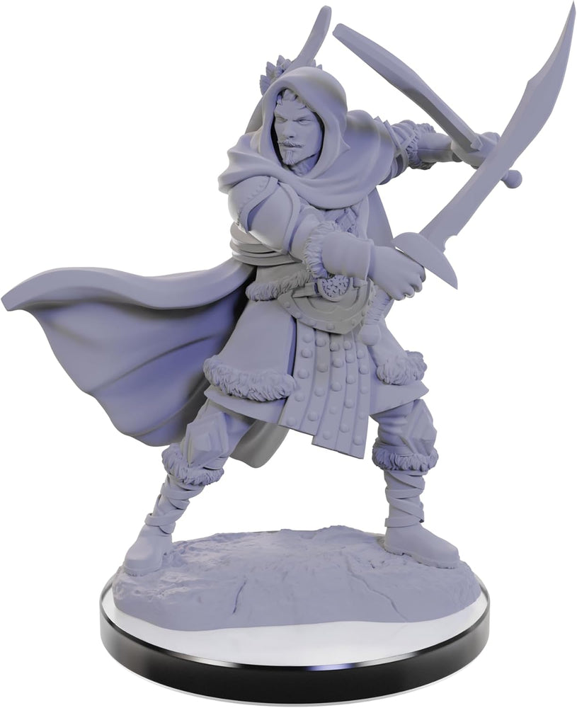 WizKids D&D Nolzur's Marvelous Miniatures: Human Rangers Dungeons and Dragons Unpainted Miniatures